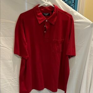 Roundtree & Yorke Vibrant Red Polo Shirt